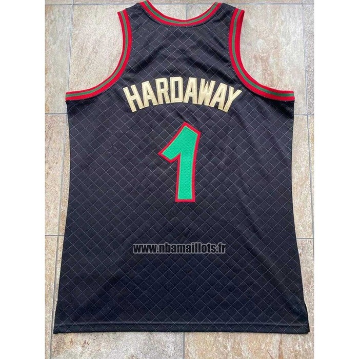 Maillot Orlando Magic Penny Hardaway NO 1 Mitchell & Ness 1993-94 Noir